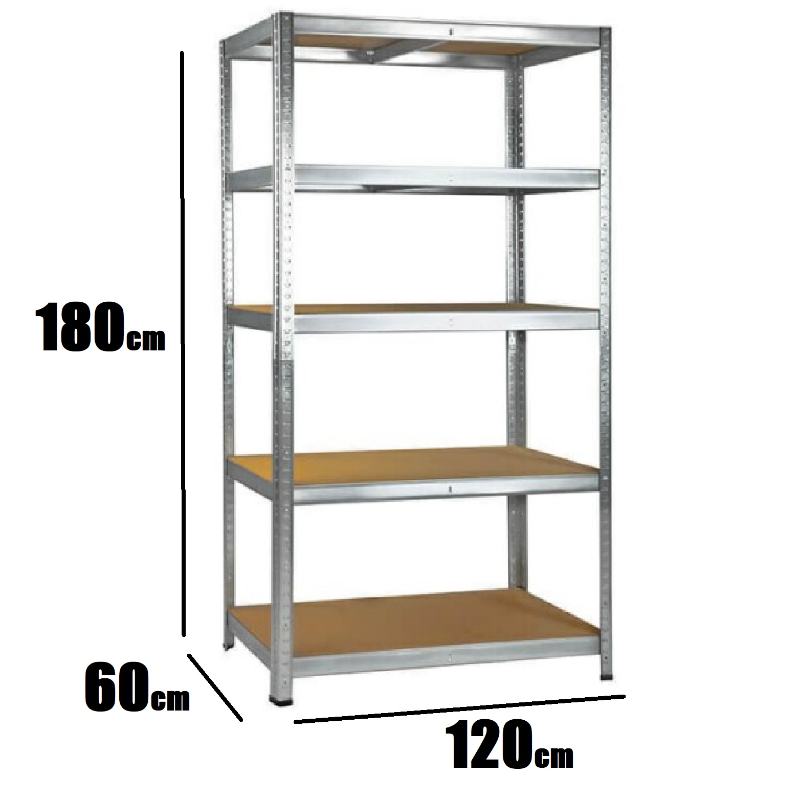 5 Tier Extra Large Heavy Duty Garage, 72 Wide Shelving Unit Dimensions